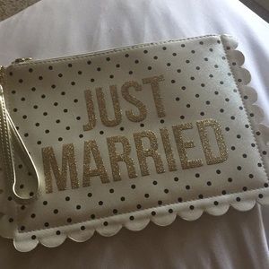 Brand new "Just Married" clutch by MirrorMirror